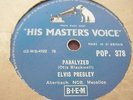 ELVIS PRESLEY * PARALYZED / WHEN MY BLUE MOON TURNS TO GOLD AGAIN*EX