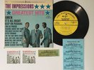 THE IMPRESSIONS GREATEST HITS JUKE BOX EP COMPACT 33 WITH TITLE STRIPS