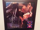 george michael *SIGNED* faith vinyl w/MTV unplugged PASS framed in Glass w/COA