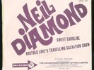 INDIA 45 NEIL DIAMOND Brother Love's Traveling Salvation Show + CAROLINE P/S NM
