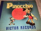 Pinocchio-Walt Disney-Victor Records P-18-26477-78’s-3 record set