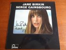 SERGE GAINSBOURG JANE BIRKIN AUTOGRAPHE 1977 RARE LP SIGNED BY SERGE & JANE