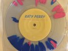 Katy Perry - Chained To The Rhythm Clear Blue Pink Paint Promo Vinyl Record RARE