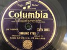 Columbia DB 291 KING (Benny) NAWAHI HAWAIIANS Smiling Eyes E 1930 Hawaiian