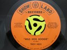 ROCKABILLY 45-Troy Hess-Wild Hog Boogie-Show Land HEAR