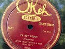 Okeh 8551 louis Armstrong Hot Five I'M NOT ROUGH Jazz 1927 VV+  78 rpm