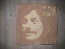 Jean Ferrat coffret de 10 Disques vinyles