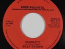 Rap Boogie Funk 45 - Billy Brown - Solidarity - Kabb - VG+ mp3