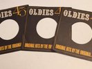 3 Original super clean Vee Jay Oldies 45 Co. Sleeves / Great for Beatles 45s NM+