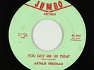 Northern/Deep Soul 45 - Arthur Freeman - You Got Me Up Tight - Jumbo - mp3