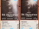 Ed Sheeran - TWO concert tickets Wembley Friday 15th, Standing
