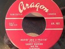 RARE CANADIAN ROCKABILLY 45 SANDY MARINO AND THE SANDMEN ON ARAGON