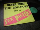 SEX PISTOLS - NEVER MIND THE BOLLOCKS - LP  VIRGIN PORTUGAL PRESS VV.33.012