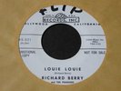 Richard Berry & the Pharoahs   Louie Louie   Flip promo   doo wop / R&B 45 HEAR