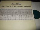 STEVE REICH : OCTET/MUSIC FOR A LARGE ENSEMBLE/VIOLIN PHASE LP 1980 ECM GERMANY