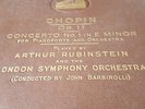 CHOPIN CONCERTO NO 1 IN E MINOR ARTHUR RUBINSTEIN & LONDON SYMPHONY ORCHESTRA