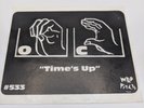 O.C. Time's Up - vintage promo sticker 1994 on wild pitch 2X4 inch