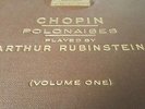 CHOPIN POLONAISES PLAYED BY ARTHUR RUBINSTEIN HMV DB2493-2496