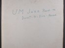 UNIVERSITY OF MIAMI JAZZ BAND: '79 Direct To Disc LP (handwritten cover & labe
