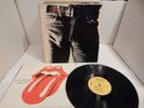 ROLLING STONES Sticky Fingers Working Zipper Cover Tongue Sleeve 1P 1971 LP EXC