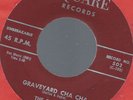 THE THREE D'S GRAVEYARD CHA CHA b/w SQUEEZE ROCKABILLY EX CONDITION SQUARE 45