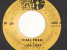 LORD COBRA Pixbae b/w Boat Ride Sally Ruth killer panama calypso 45 LISTEN