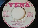 DELROY KATT Rum nuh rap up / Version 45  Vena Rare JA reggae 7