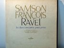 SAMSON FRANCOIS & CLUYTENS / RAVEL piano ctos / RARITY SAXF 136 STEREO LP / EX