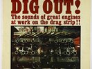 No Artist - Dig Out  LP - Hot Rod Drag Race Mono