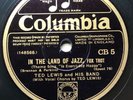 TED LEWIS & HIS BAND - ‘IN THE LAND OF JAZZ’ 1929 COLUMBIA UNISSUED IN USA