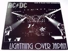 AC/DC - LIGHTNING OVER JAPAN / LIVE 1981 - LP RED VINYL CONCERT RARE ALBUM X282