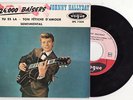 RARE EP JOHNNY HALLYDAY-24000 BAISERS-VOGUE-7834-Grand centreur-FRENCH