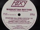 MANHATTAN RHYTHM Starting All Over FOXY 12