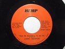 LARRY HOUSTON -Give Me Something to Go On 45 on HFMP, red labels Soul NEAR MINT