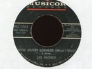 LEE MOSES How Much Longer on Musicor Soul Funk 45 Hear