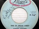 TOMMY WINTERS vg Teen doowop group LLOYD's 45 END OF DREAM STREET  NOW THAT d313