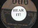 The Edsels DOO WOP 45 (Dub 2843 2nd PRESS) Rama Lama Ding Dong /Bells   VG++/M-