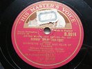 DJANGO REINHARDT Hmv 8614 JAZZ 78 MISS ANABELLE LEE / RUNNIN' WILD