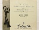 JOHANNA MARTZY - BACH unaccompanied violin sonata COLUMBIA 33CX1286 ORIG UK LP
