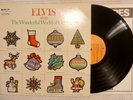 ELVIS PRESLEY Wonderful World Of Christmas Postcard Inner RCA Dynaflex Vinyl NM-