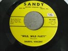 DARRYL VINCENT 45 RPM SANDY RECORDS 1959 ALABAMA ROCKABILLY WILD WILD PARTY 1020