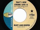 NOLA Soul Funk 45 MARY JANE HOOPER That's How Strong Love Is/I Feel A Hurt HEAR
