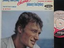 JOHNNY HALLYDAY 45 T EP CHANTE JOHNNY HALLYDAY RARE avec CENTREUR et LANGUETTE
