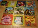 Vintage Disney Children's See Hear Read Along Story Books and Records Lot