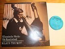 Klaus TRUMPF Classical Works for Double-Bass LP Eterna 827803