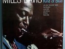 MILES DAVIS w/JOHN COLTRANE KIND OF BLUE RARE ORIG '59 COLUMBIA 6-EYE MONO LP DG