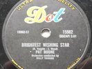 PAT BOONE Brightest Wishing Star / Fools Hall Of Fame CANADA 1959 POP DOT 78