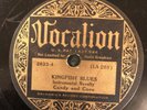 Vocalion 2833 Candy & Coco KINGFISH BLUES  jazz 78 rpm 1934 VV+/V