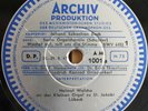 Walcha. Bach (6 Organ Chorales). Archiv AM 1001-3 (3). NM(-)