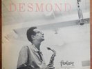 LP: The Paul Desmond Quintet - DESMOND 1955 Red Vinyl 10